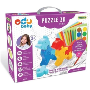 Puzzle 3D Mājdzīvnieki 42160 - Wader