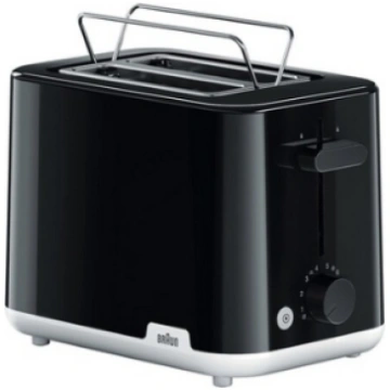 BRAUN HT 1010 BK Black Breakfast Toaster HT1010BK