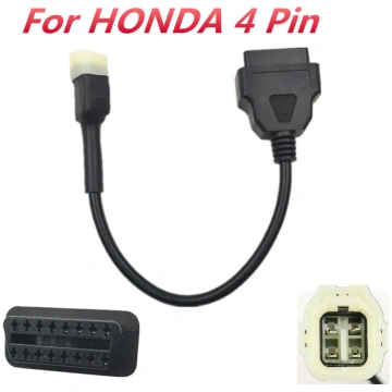 4 kontaktu OBD2 diagnostikas kodu lasītāja skenera