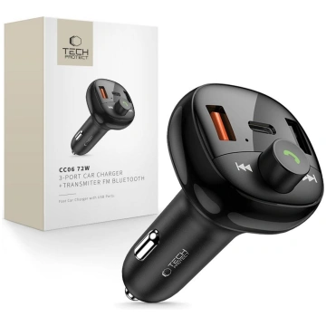 Transmiter FM Tech-Protect TECH-PROTECT CC06 3-POR