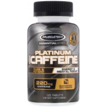 Platinum 100% Caffeine, 220 mg - 125 tablets Muscl