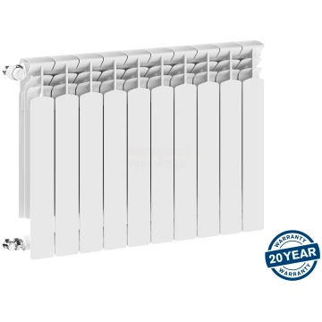 KFA alumīnija radiators G500F ( 9 ribas/sekcijas) 