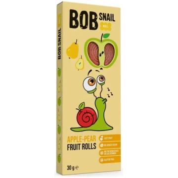Ābolu un bumbieru rullīši BOB SNAIL, 30g