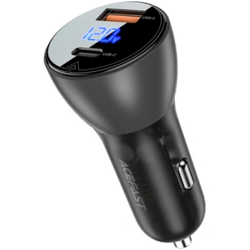 Acefast automašīnas lādētājs 63W USB Type C / USB,