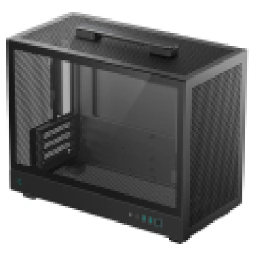 Deepcool Case | CH160 Plus | Black | Mini-ITX | Po