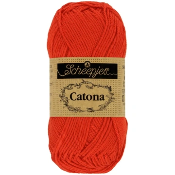 Catona /Scheepjes/ 50g #390 "Magoņu sarkans"