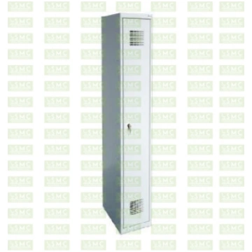 Vienu durvju garderobes metāla skapis SUM 310W