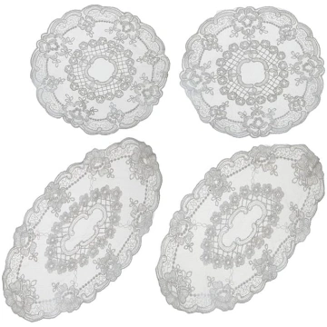 Leadigol Retro Lace Placemats Lace Embroidery Plac
