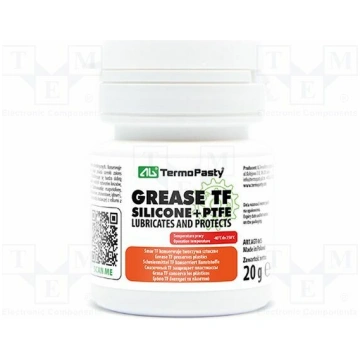 Grease; paste; Ingredients: PTFE,silicone; plastic