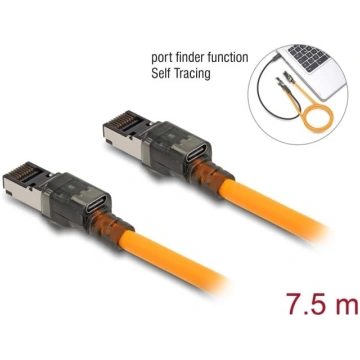 Delock RJ45 Network Cable with USB Type-C™ port fi