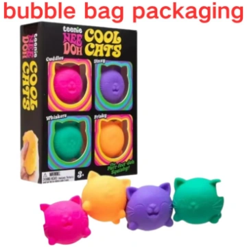 Schylling Mini Cool Cat and Nice Cube Multi Colore
