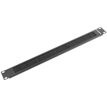 19"" Rack Brush Panel 1U black