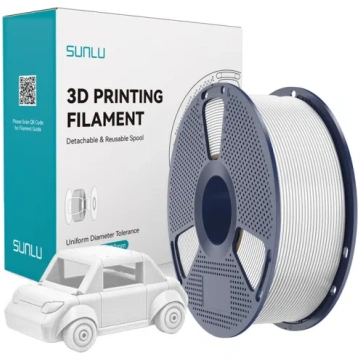 Sunlu PETG Filaments Balts