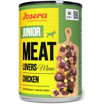JOSERA Meat Lovers Junior Menu Vistas gaļa kucēnie