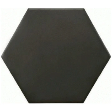 Hexagon Black 14,2X16,4 cm | Salons Objekts