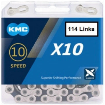 KMC X10 Silver Black