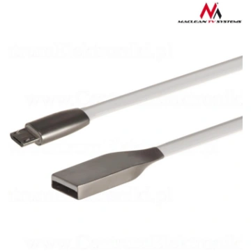 Maclean MCTV-833W Cable USB AM micro flat tangle-f