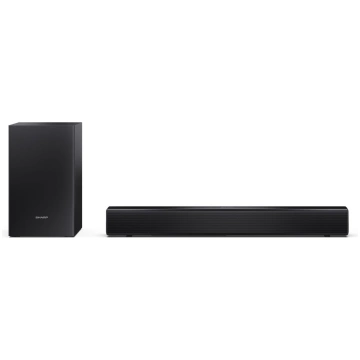 Sharp - Compact 2.1 Soundbar with Wireless Subwoof