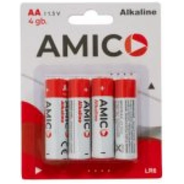 AMICO AA (9141786) 4pcs Baterijas 9141786-AMICO
