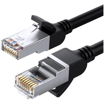 Ethernet Cat 6 U/UTP savienojuma kabelis apaļš 5m 