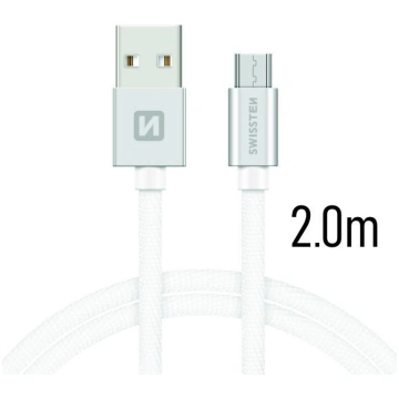 Swissten Textile Quick Charge Universāls Micro USB