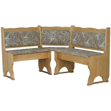 k koma Corner Bench Cushion Pine Wood Alder Colour
