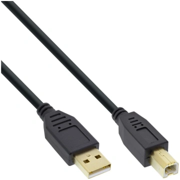 Kabelis Usb Inline Usb-a - Usb-b 3 M Melns (34535s