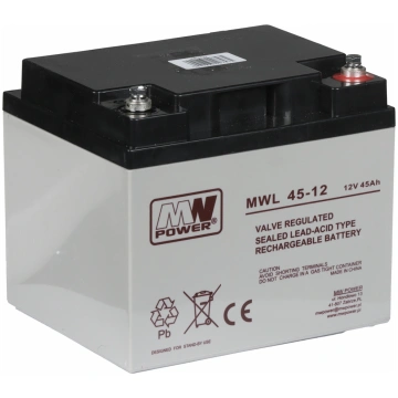 Mw Power AKUMULATORS 12V/45AH-MWL