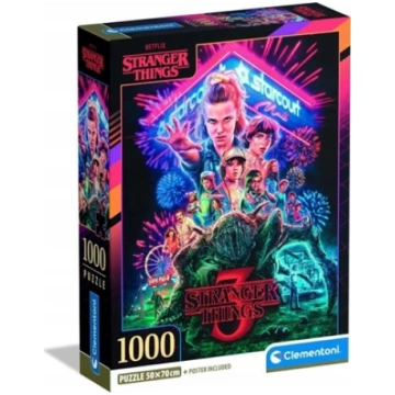 Clementoni Puzzle Compact Stranger Things 1000 ele