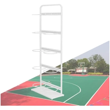 Lielas ietilpības basketbola plaukts, stabils dzel