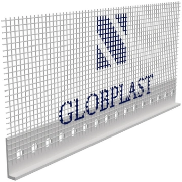 PVC nobeiguma profils 3/2500mm balts