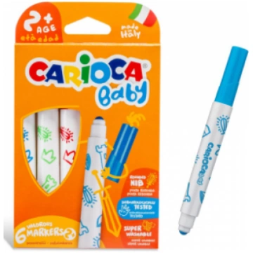 *Flomāsteri CARIOCA BABY 2+, 6 krāsas RIM428136 80