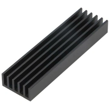 Heatsink: extruded; grilled; black; L: 75mm; W: 21