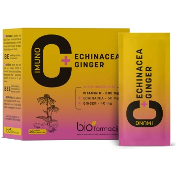 IMMUNO C + Echinacea + Ginger pulveris paciņās, 20