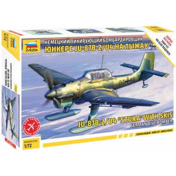 Ju-87B-2/U4 "Stuka" with Skis Zvezda