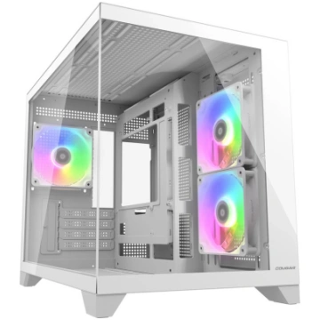 Mini Tornis PC Korpuss Cougar FV150 ARGB Balts — M