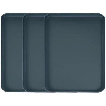 4 Pack Plastmasas taisnstūra formas pasniegšanas p