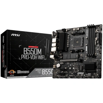 MSI Motherboard B550M PRO-VDH WIFI AM4 4DDR4 HDMI/