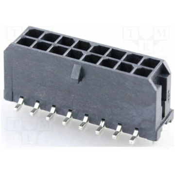 Connector: wire-board; plug; male; PIN: 16; MICRO;