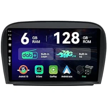 [6G+128G | Eingebaut DAB+ 4G] - MSD Autoradio für 