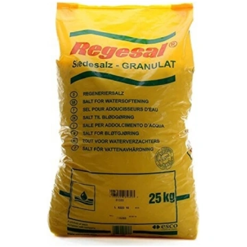 Sāls granulas ūdens attīrīšanas iekārtām 25 kg./ma