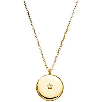 Love Circle Locket Gold Hot Property Jewellery