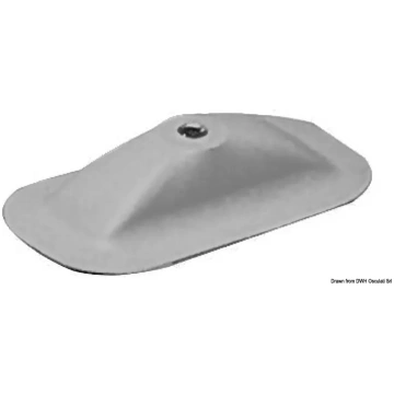 Rowlock holder 200x100 mm grey RAL 7035 (66.070.40