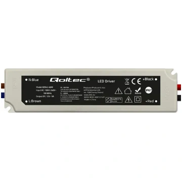 Qoltec LED Driver IP67 60W | 12V | 5A | Waterproof
