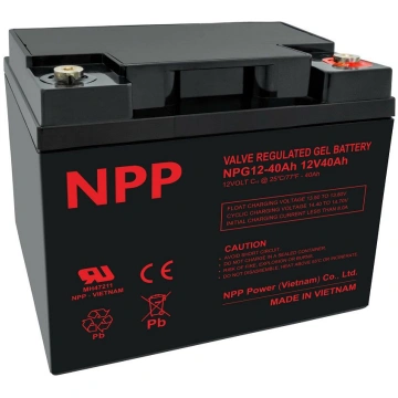 Akumuliatorius 12V 40Ah, Pb GEL T14 NPP 2370020000