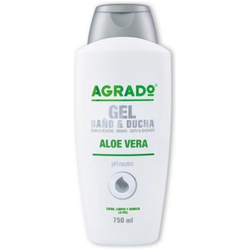 Ķermeņa mazgāšanās želeja Agrado Aloe Vera, 750 ml
