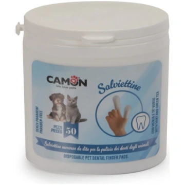 Camon Salviettine da Dito per Pulizia Denti - 50 p