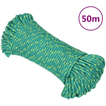 Laivu virve, zaļa, 5 mm, 50 m, polipropilēns