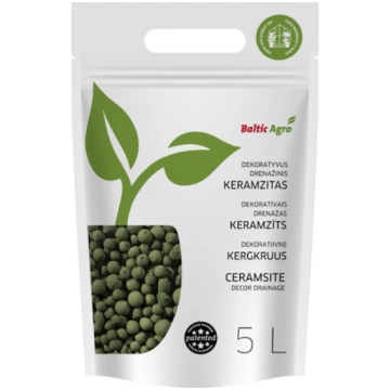 Dekoratīvais keramzīts Baltic Agro 5L olīvu zaļš