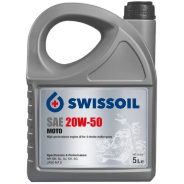 SAE 20W-50 Moto - 5L Swissoil